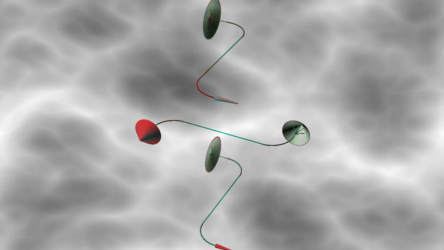 Modell der ultraleichten Windturbine Zarawind