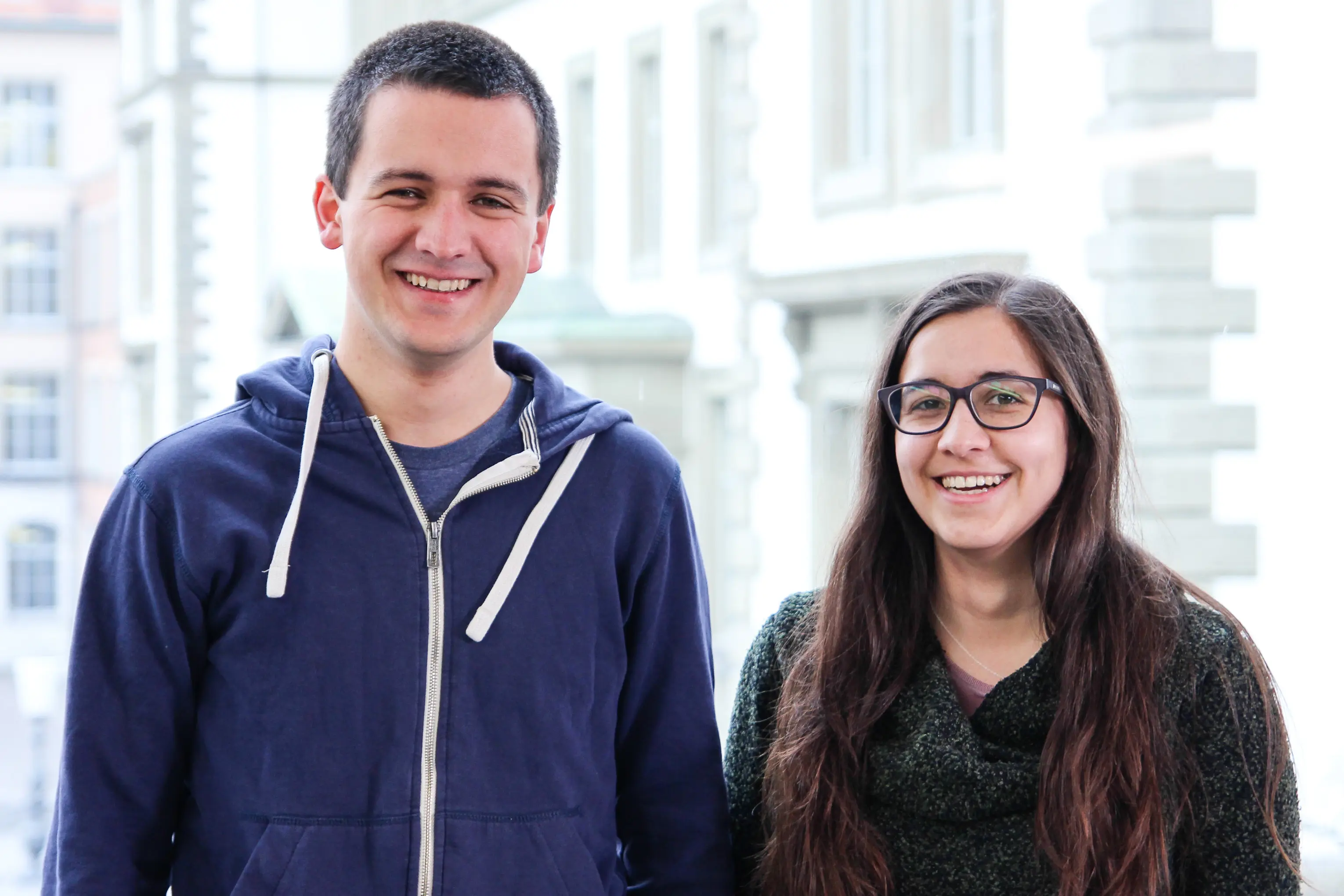 Linus Metzler und Nadina Siddiqui