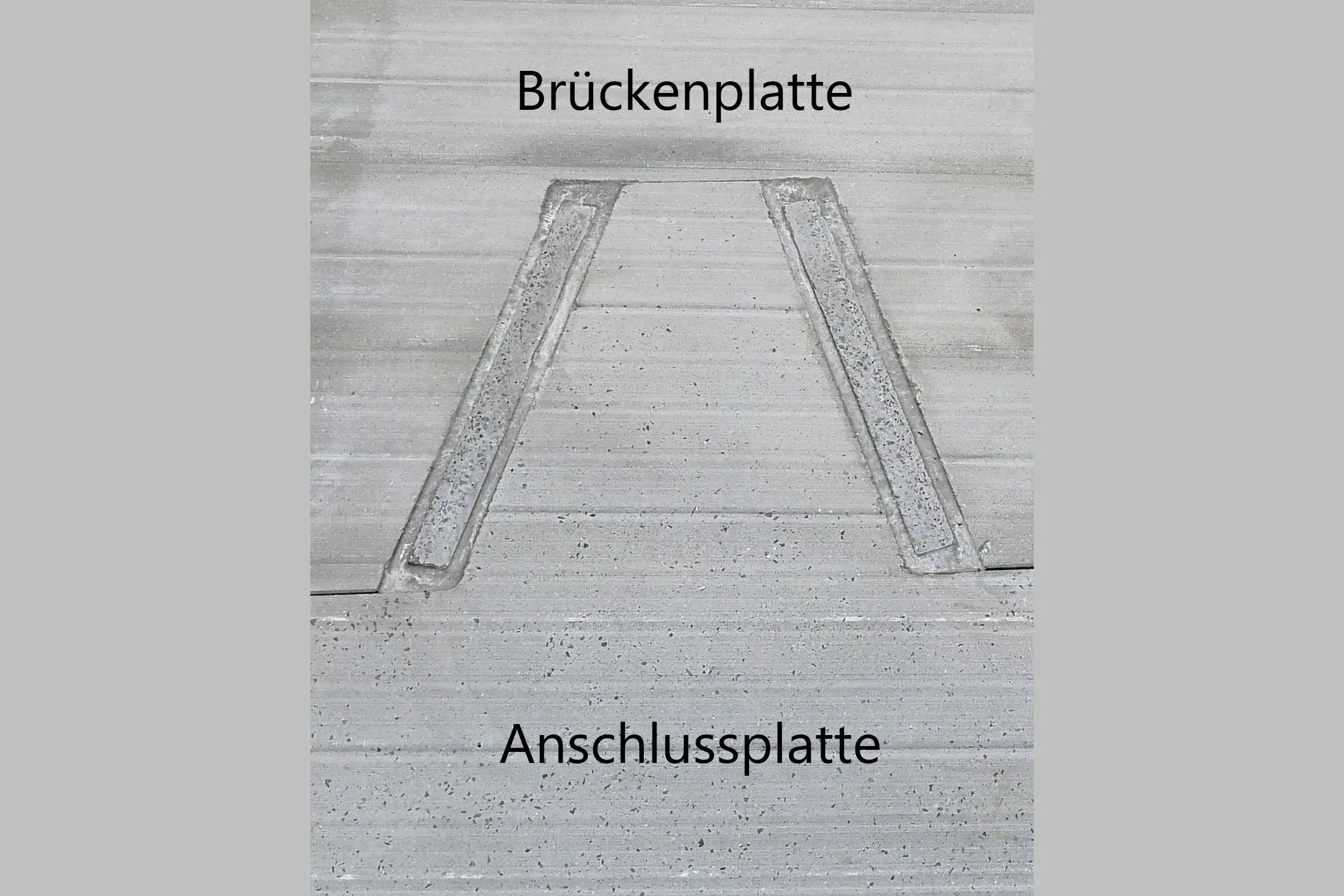 Anschlussplatten mit Verbindungsdetail