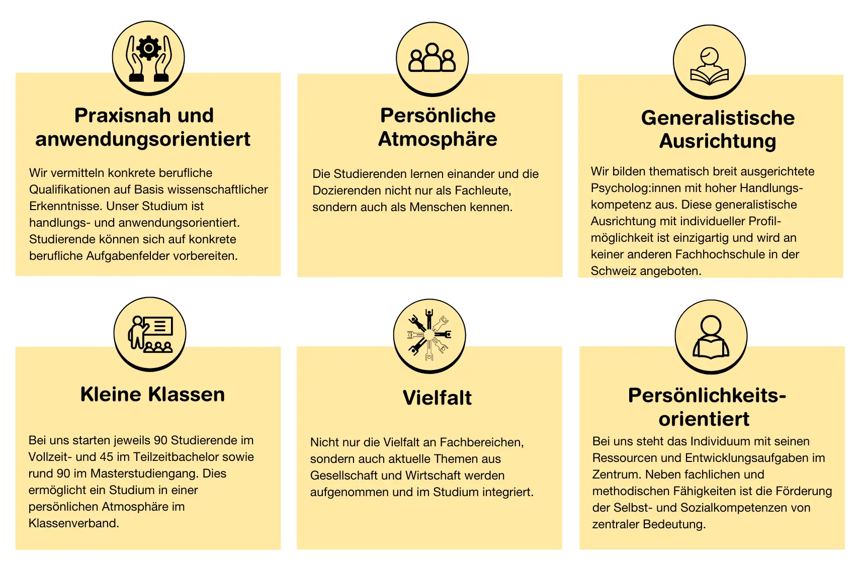 Grafik-6 Gründe für ein Psychologie Studium