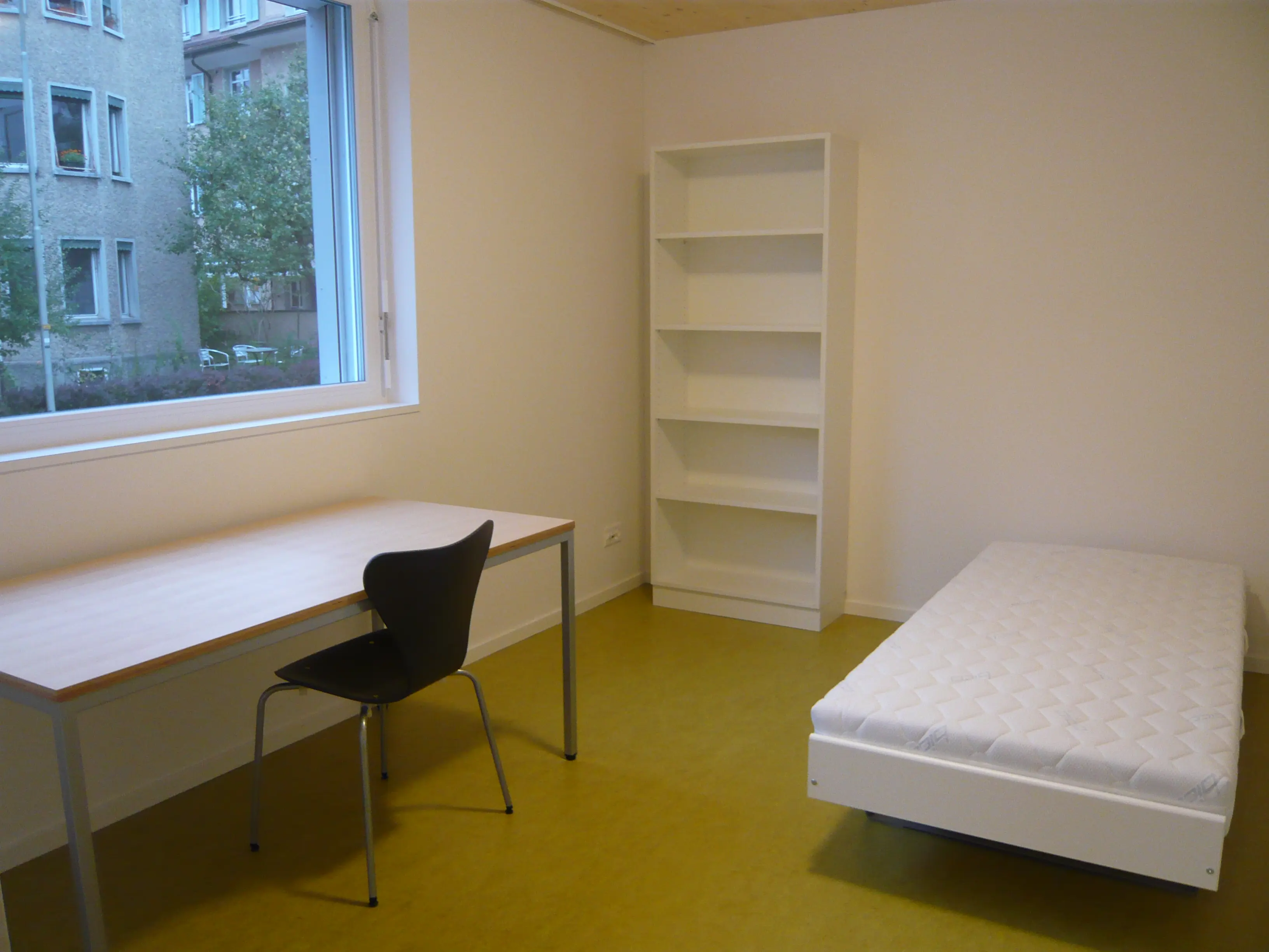 Schlafzimmer in einer Wohnung für Incoming Staff