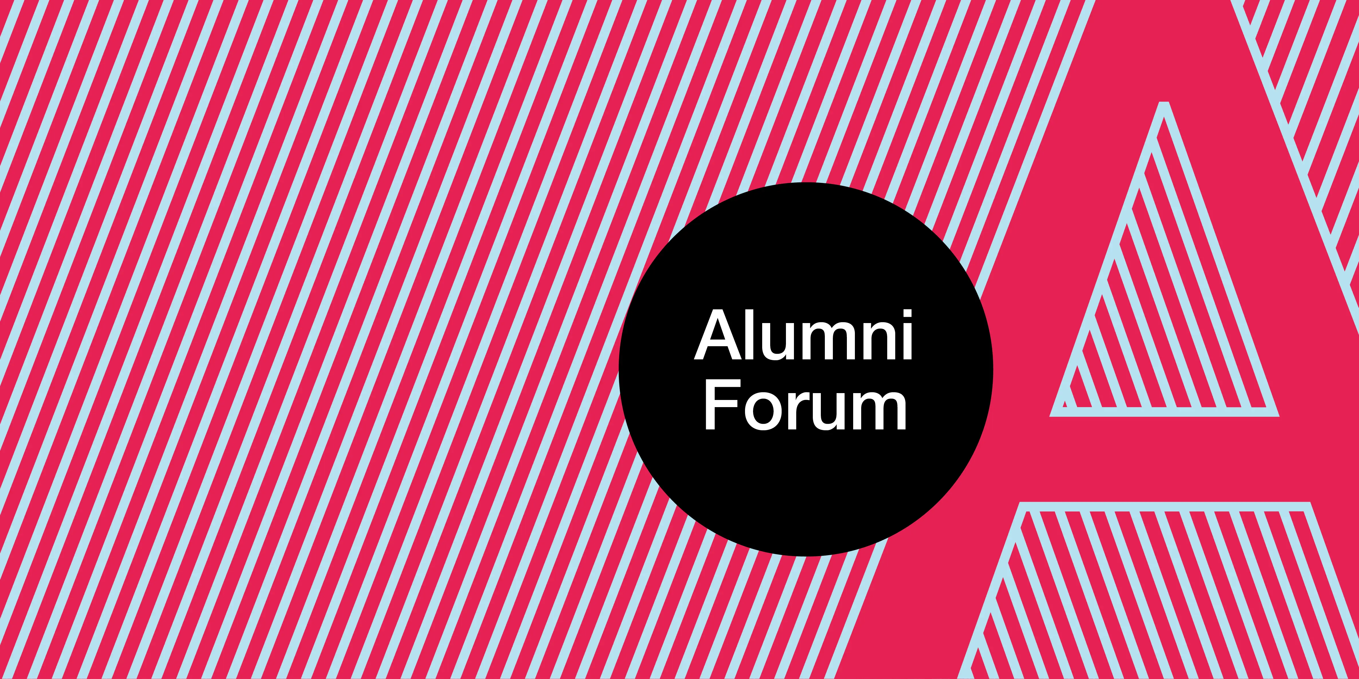 Headerbild mit dem Eventlook und Titel Alumni Forum