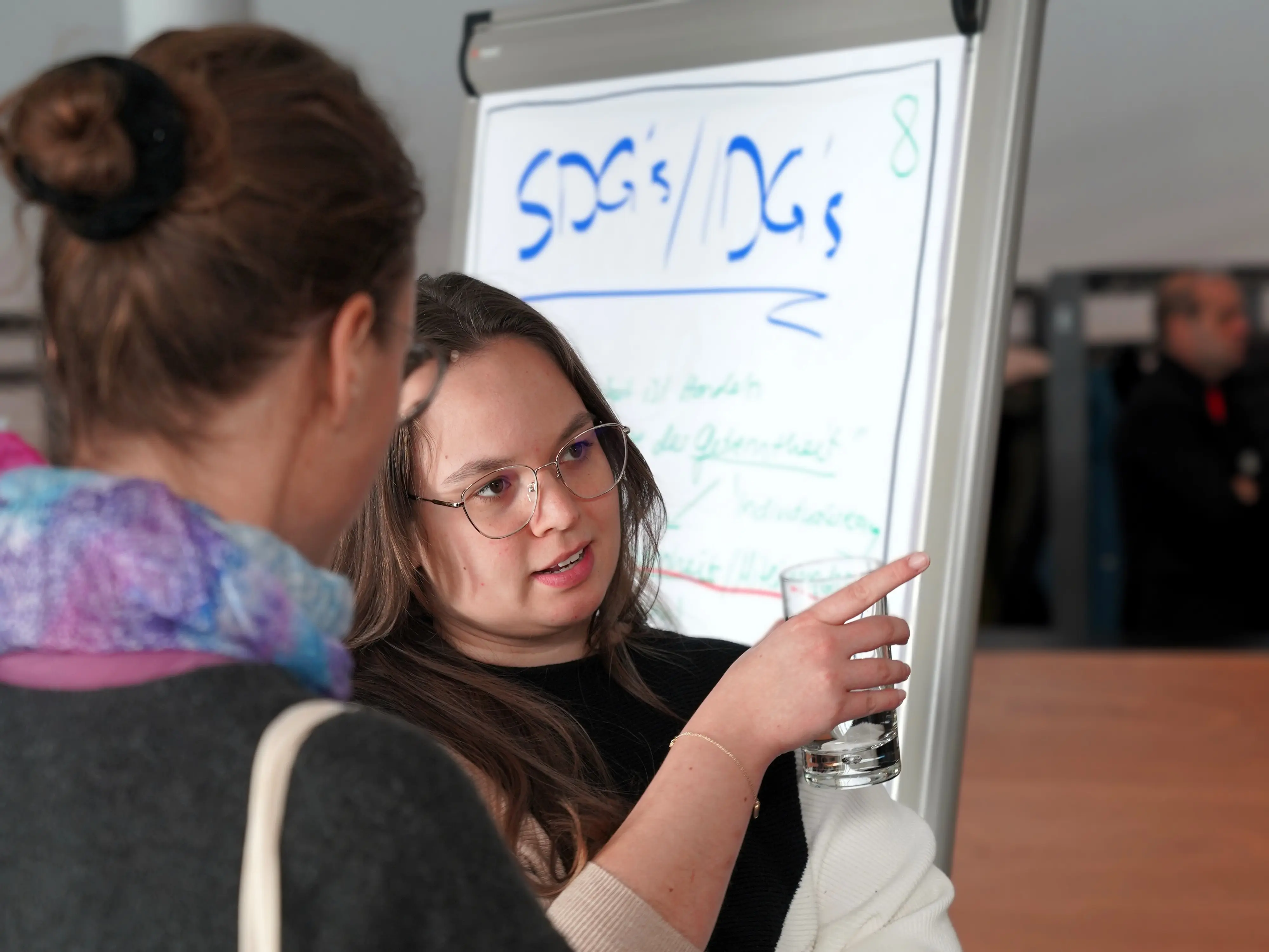 Abb. 5 An der Agenda 2030 Tagung konnten die Studierenden Workshops aktiv mitgestalten (Foto: Dominik Feusi)