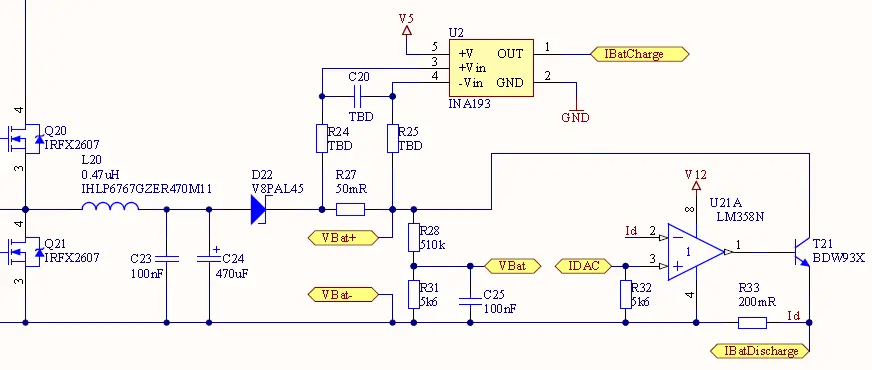 Schema des Leistungsteil