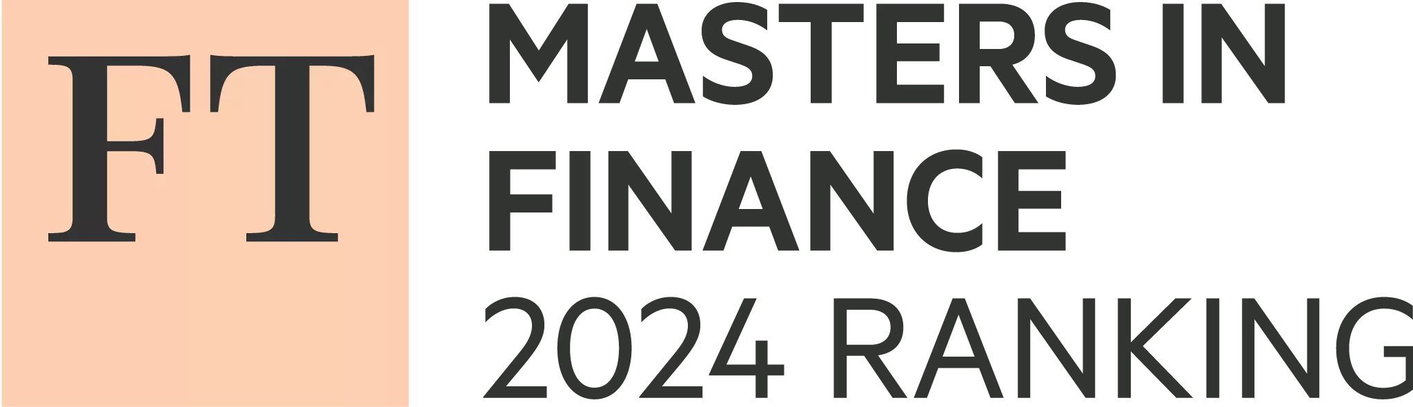 Logo Financial Times Ranking 2024 Masters in Finance