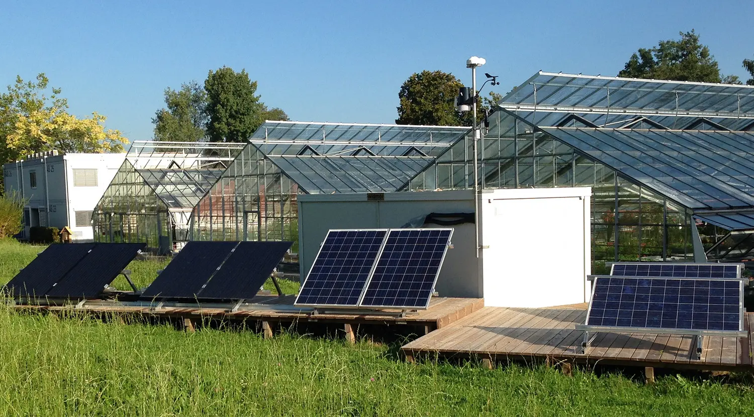 PVT-Versuchsanlage auf dem Campus der ZHAW Wädenswil