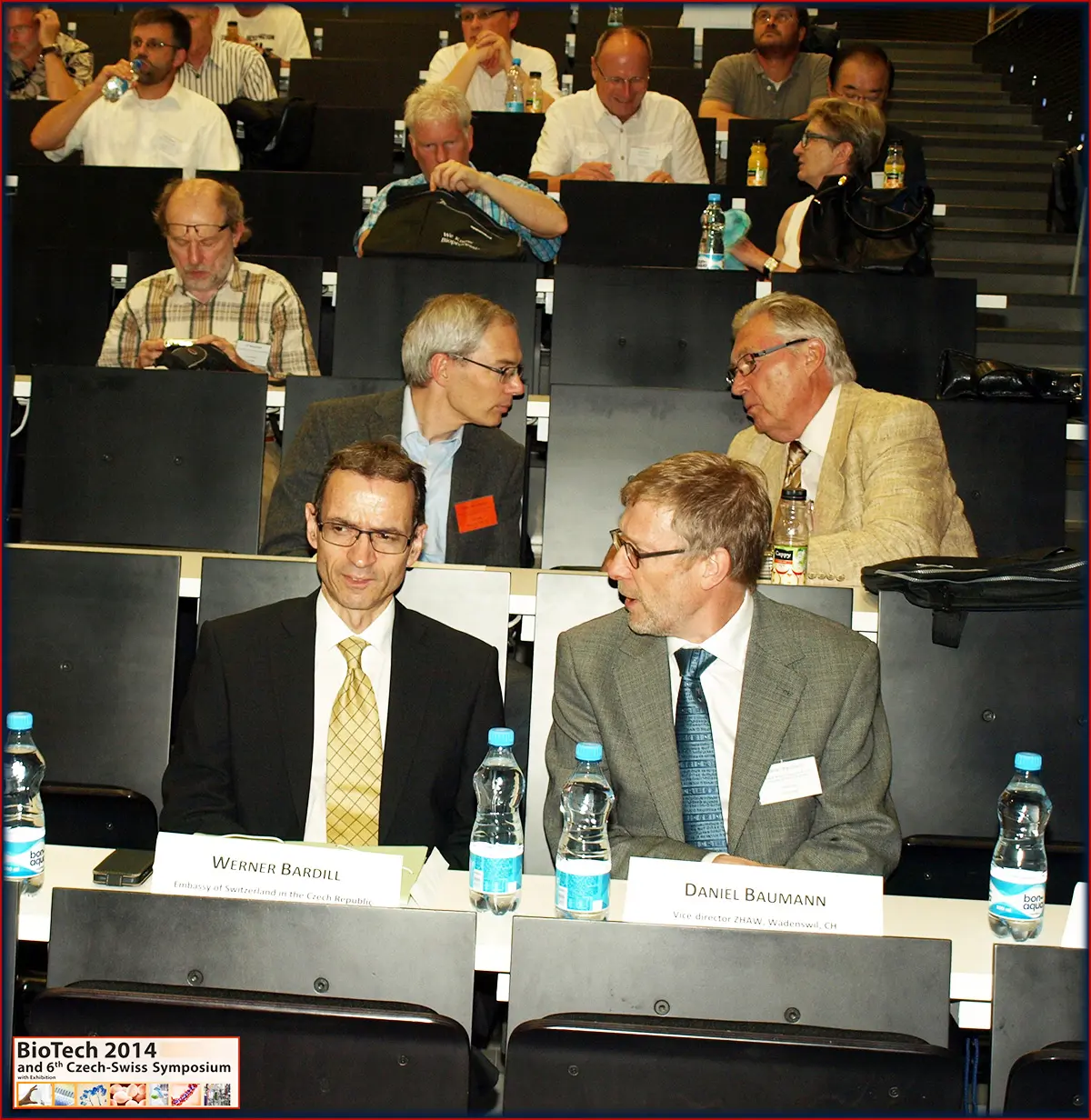 Diskussionen im Auditorium