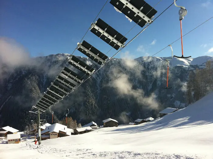 Abbildung des Solarskilift im Safiental